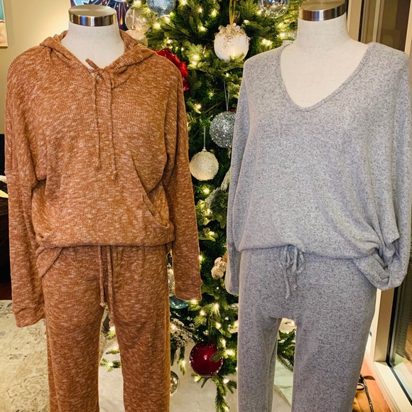 TREND COLOR! Brushed Rib Cozy Set NWOT - Picture 2 of 14